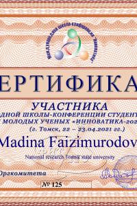 Madina Faizimurodova 